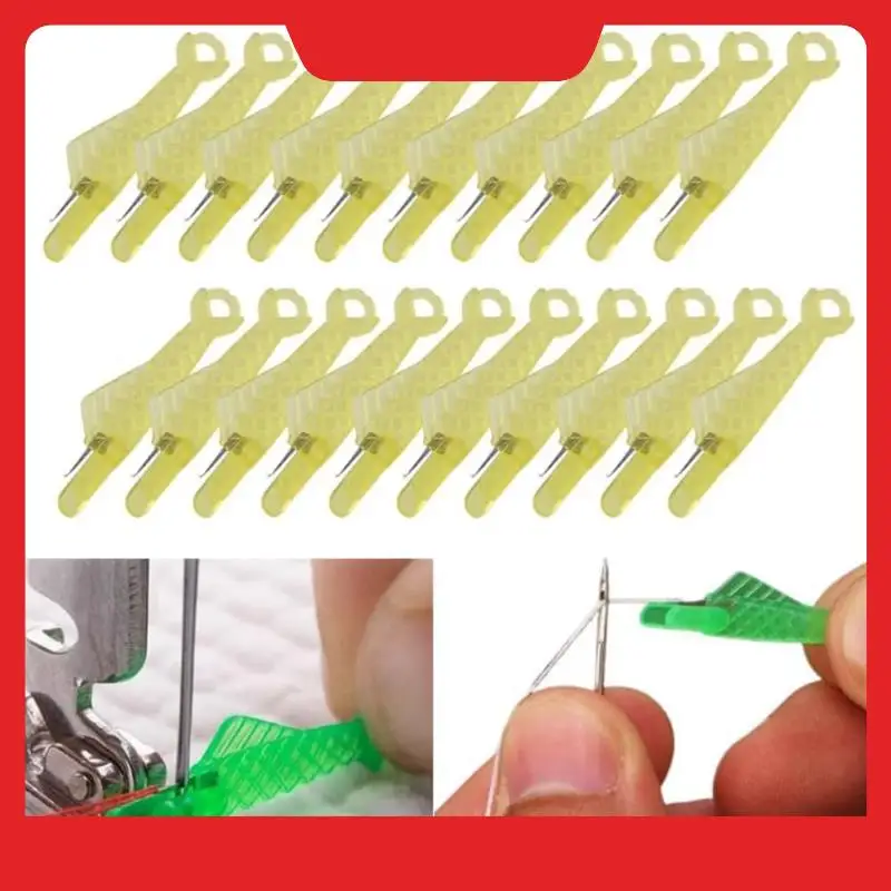 Fish Mouth Sewing Machine Needle Threader, 2024 Upgrade Automatic Sewing Needle Threader Tool,100PCS