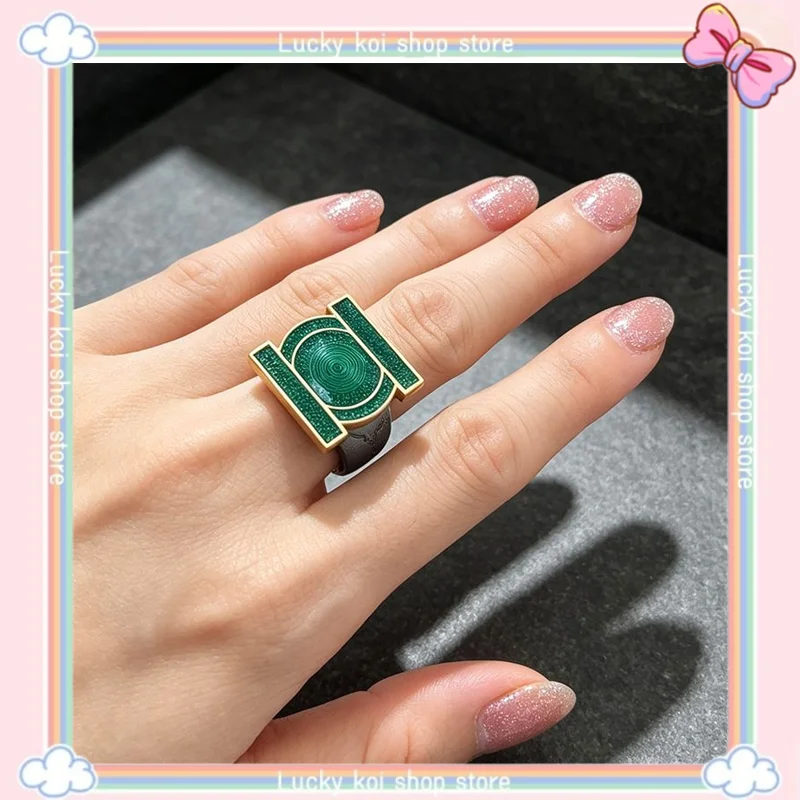 Auf Lager 2026 Green Lantern Corps Ring Metall Cosplay Sammlerstück Requisiten Accessoires Bekleidungszubehör Geschenke für Enthusiasten
