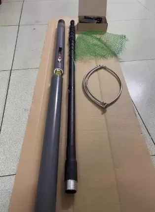2025 A new generation of ultra-light fishing outdoor ultra-light universal 4.2m 9000w electric automatic telescopic fishing net
