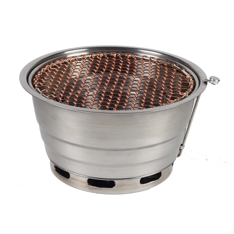 korean style indoor bbq grill custom stainless stove smokeless charcoal barbecue