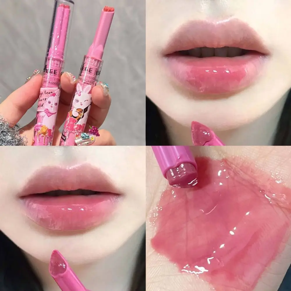 

3Pcs Natural Cute Fine Glitter Lip Glaze Smooth Waterproof Glossy Lipstick Suit Non-stick Cup Long-Lasting Lip Gloss Set Gift