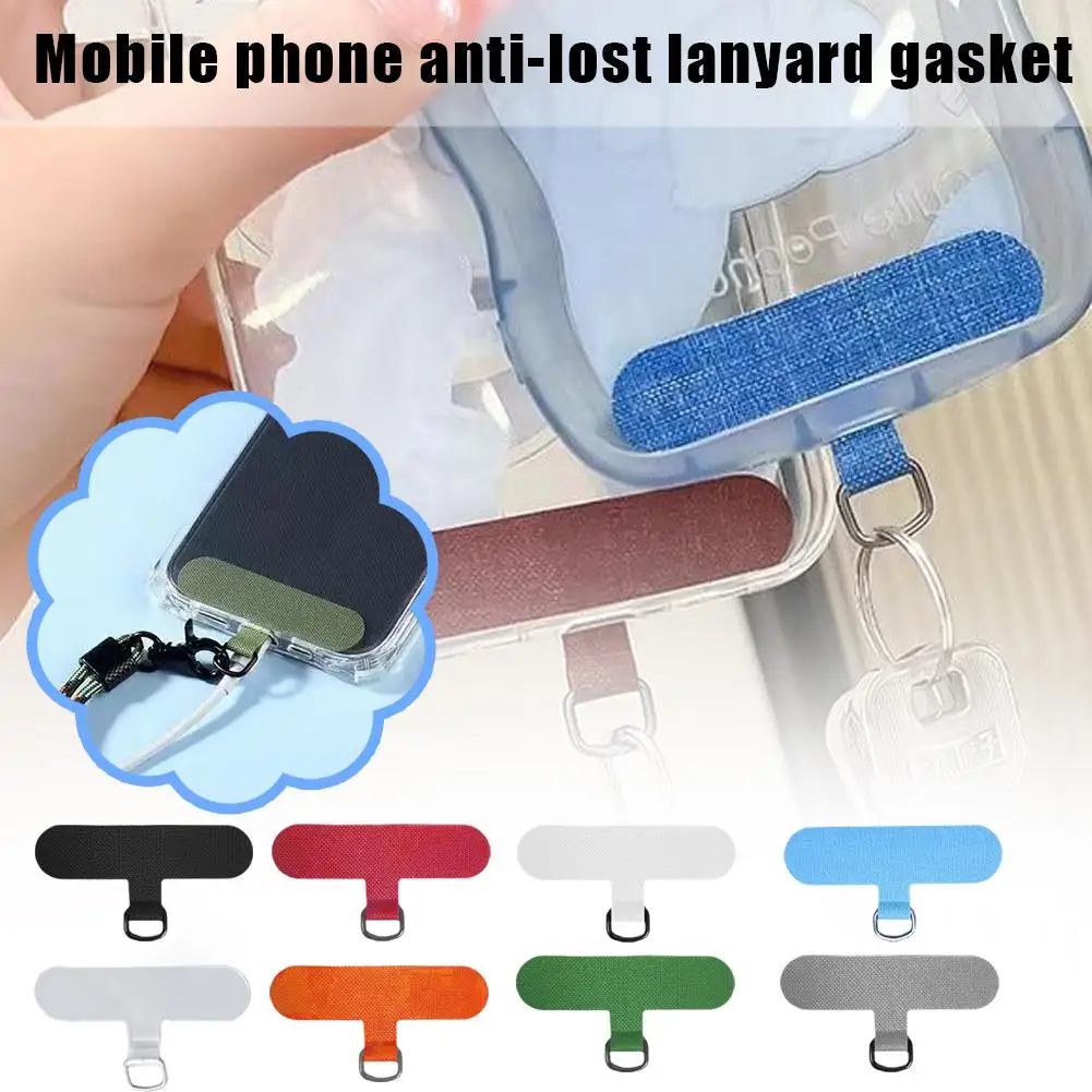 Universal Mobile Phone Lanyard Strap Gasket Anti-lost Detachable Phone Hanging Cord Patch Sling Tether Pad