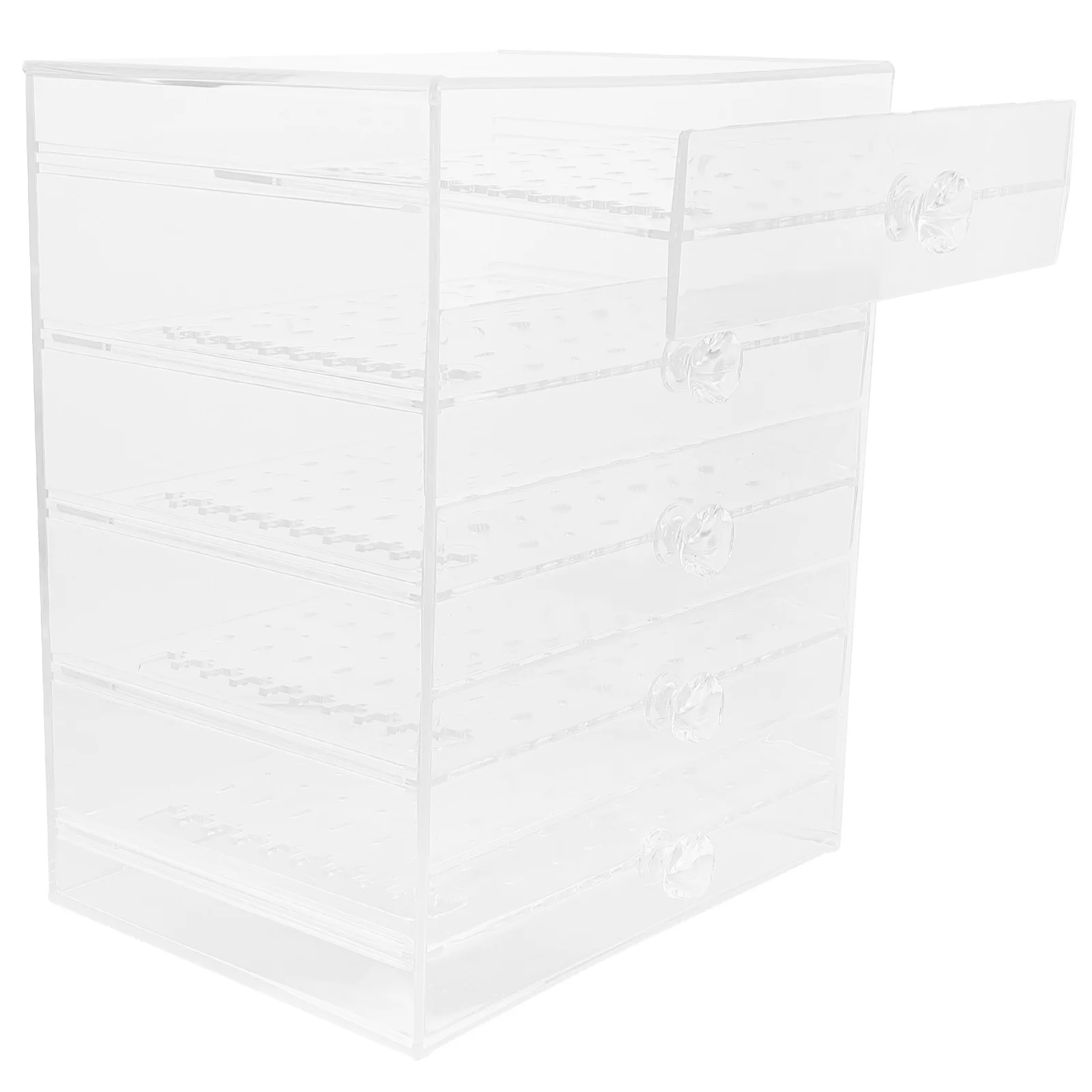 Transparent Acrylic Earring Holder Display Box Durable Organizer Stand for Ear Studs Hoops Lightweight Portable Jewelry Storage