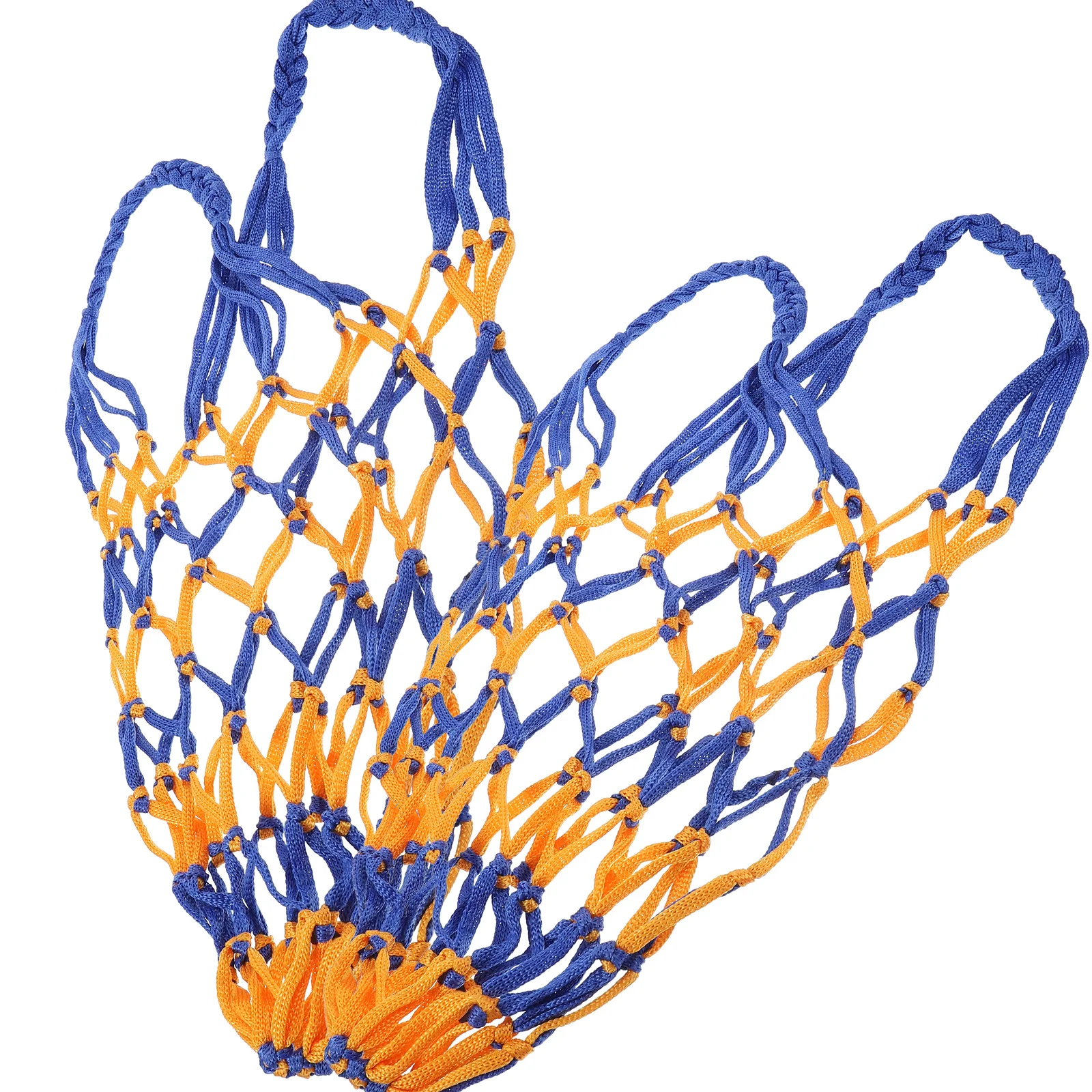 

2Pcs Basketball Football Volleyball Mesh Net Bag BlueYellowBlueRed Balls Container Durable Suitable Gym Stadium
