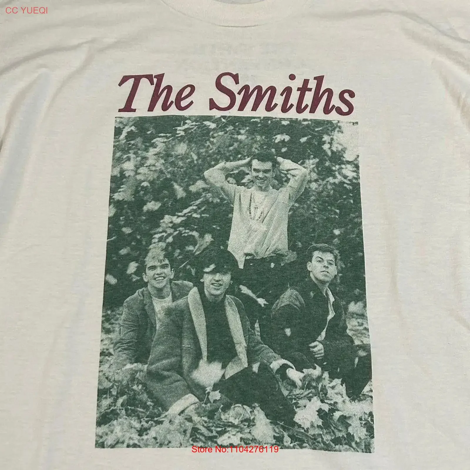 Remake 1997 The Smiths Band T Shirt tee  vintage Washed Breathable Casual Top For Everyday Wear fashion Slightly graphic