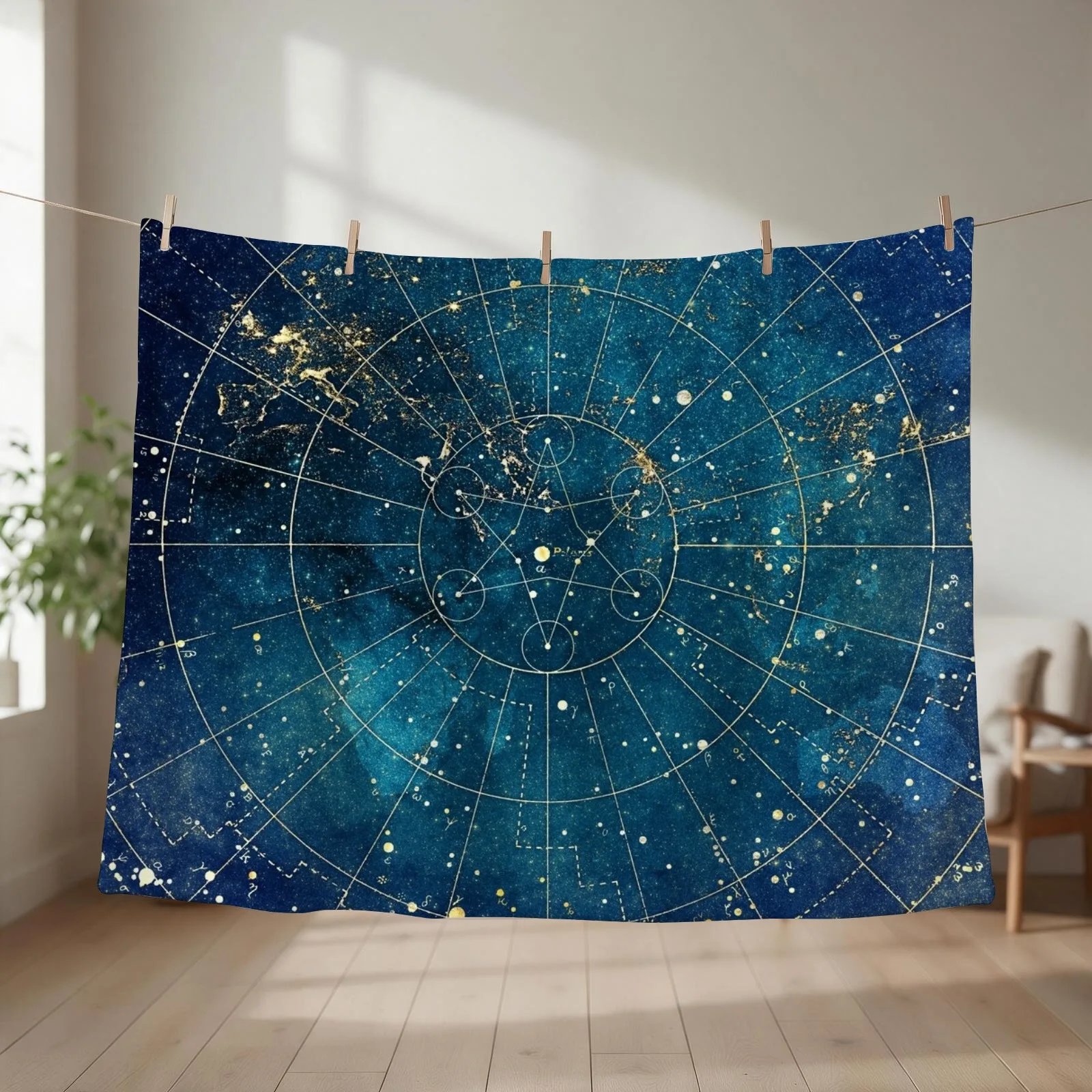 Star Map :: City Lights Throw Blanket
