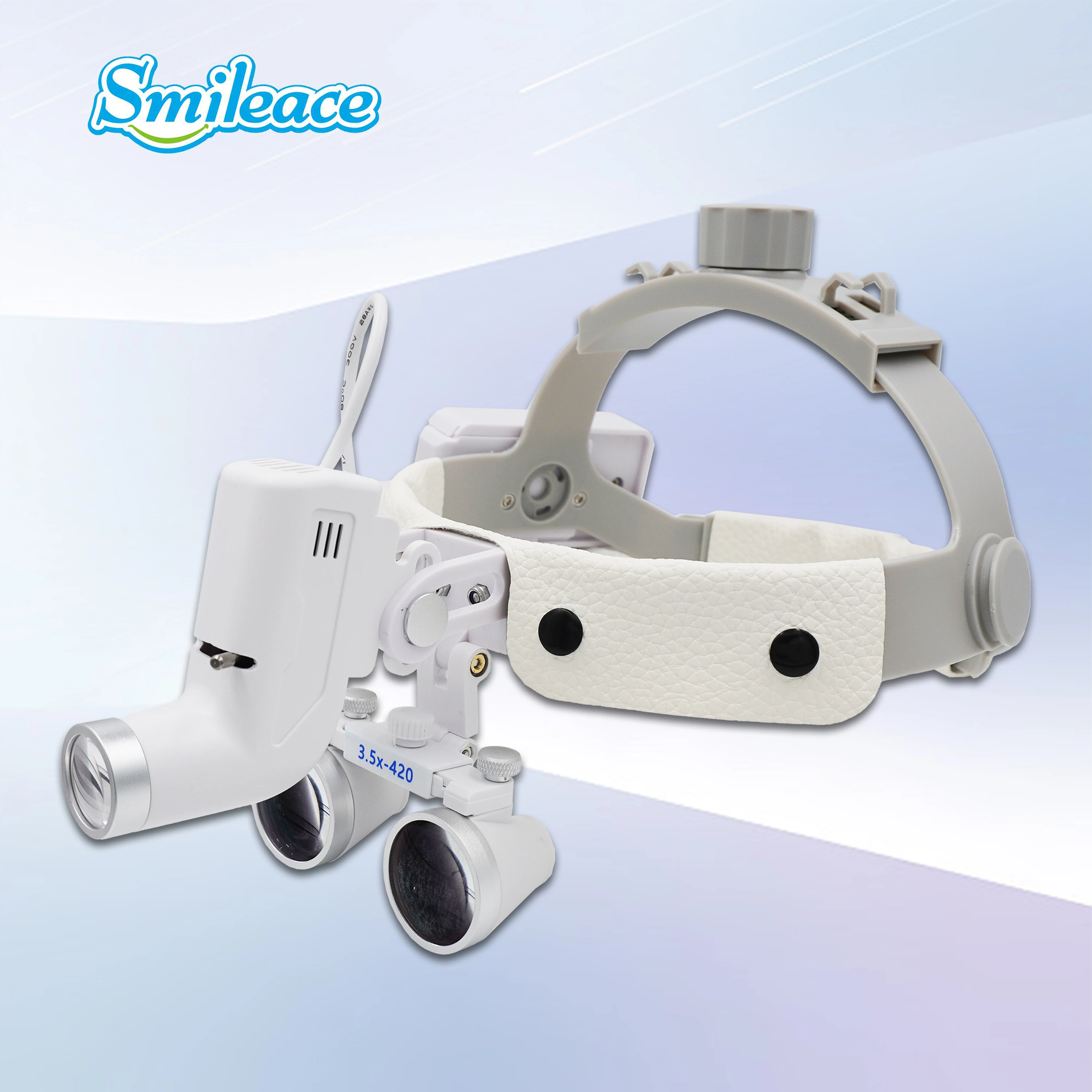 Dental LED Headight Portable Surgical Loupes Resin Adjustable Operation Medical Headlamp Clinical Dental Loupes