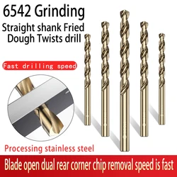 High speed steel grinding twist drill Stainless steel twist drill drill high hardness drill iron drill straight shank drilling
