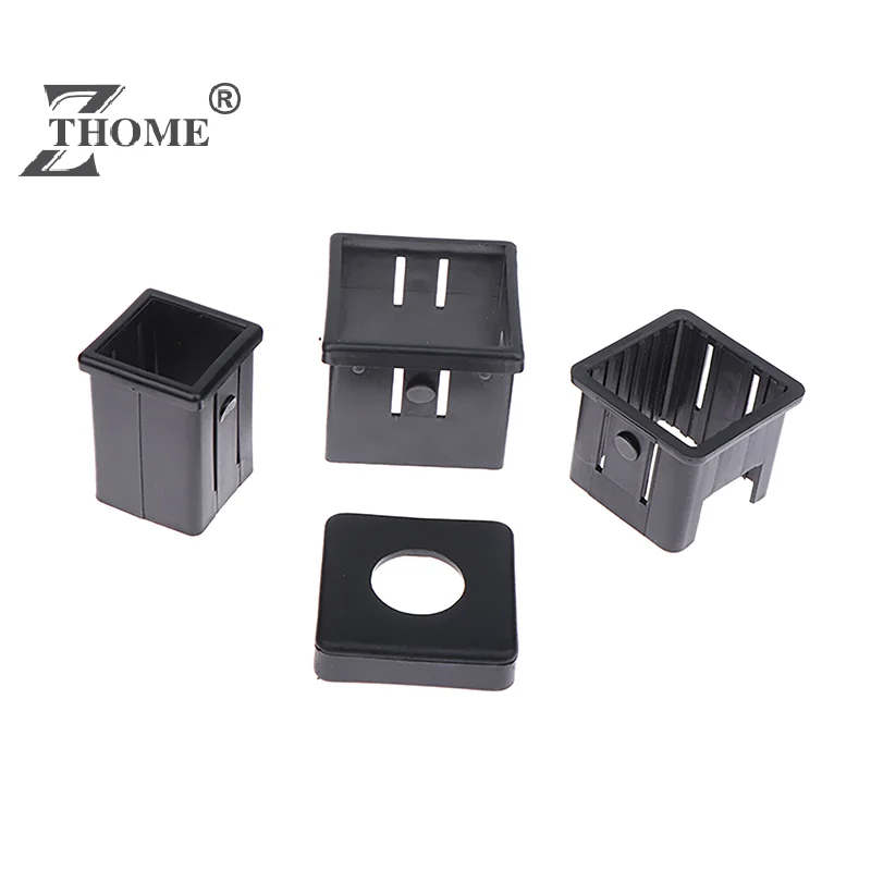 Square Tubing For Cover Tube Durable Chair Glide Insert Finishing Plugs Fitness Equipment Accessories Sliding Sleeve