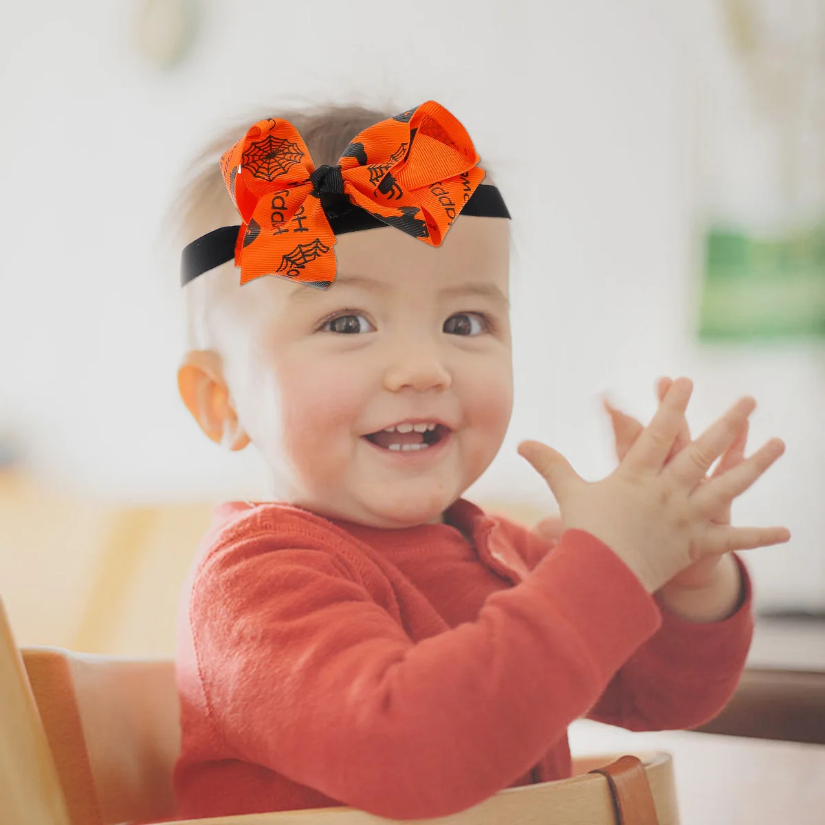 

4Pcs Baby Headband Bowknot Hair Bands Comfortable Eco-Friendly Decorative Hair Accessories for Birthday Party Family Photo