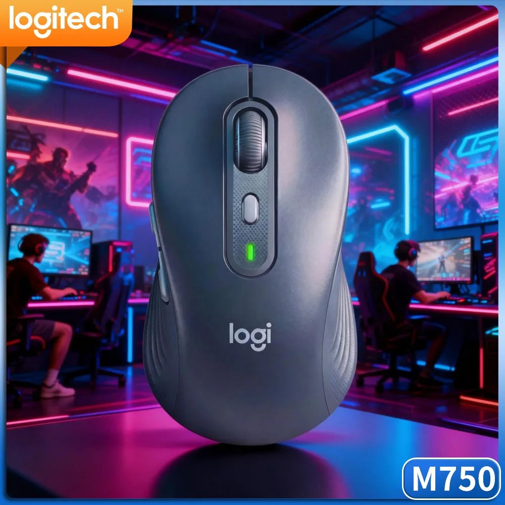 M750 Bluetooth Silent Mouse Quiet Click Smartwheel Scrolling Recycled Eco Build Pad Practical Pick Tool