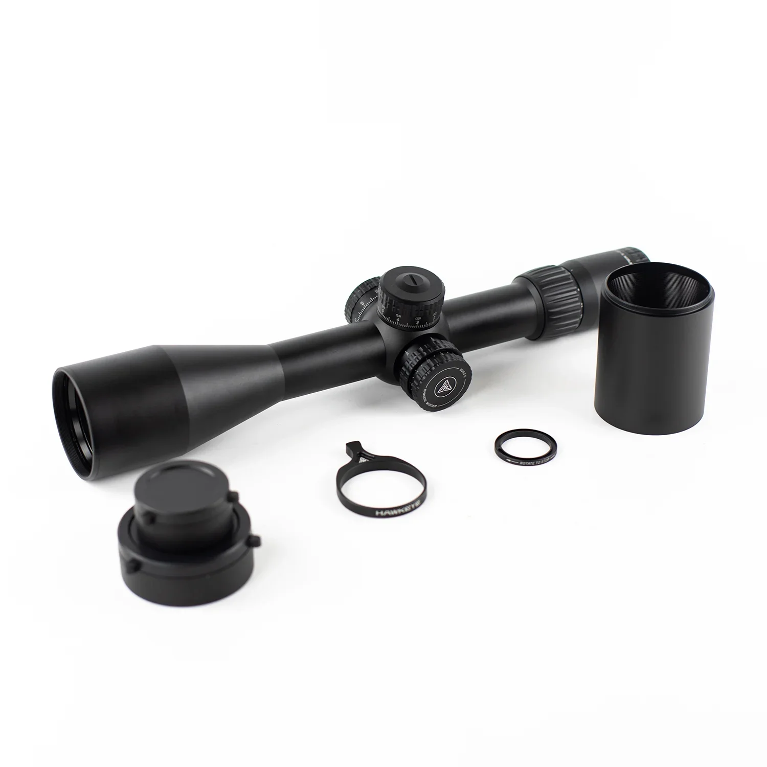 Hawkeye Optics نطاقات Rnage الطويلة 5-25X56FFP IR نطاق الصيد بدون توقف أنبوب 34 مم