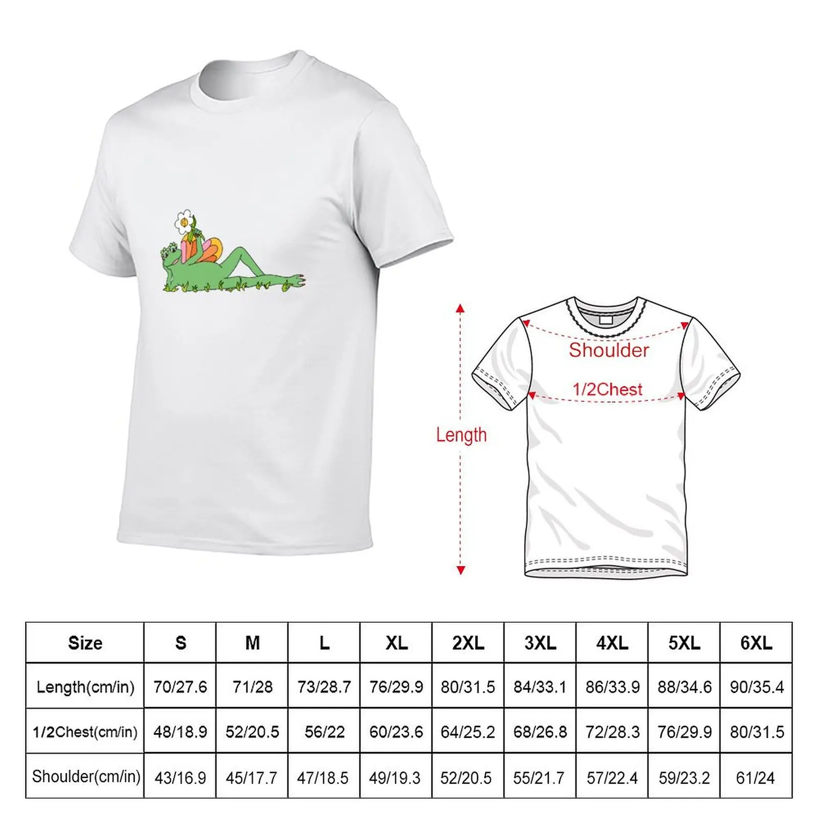 frog fairy pleasing T-Shirt Man t-shirt Funny t-shirts clothing for men
