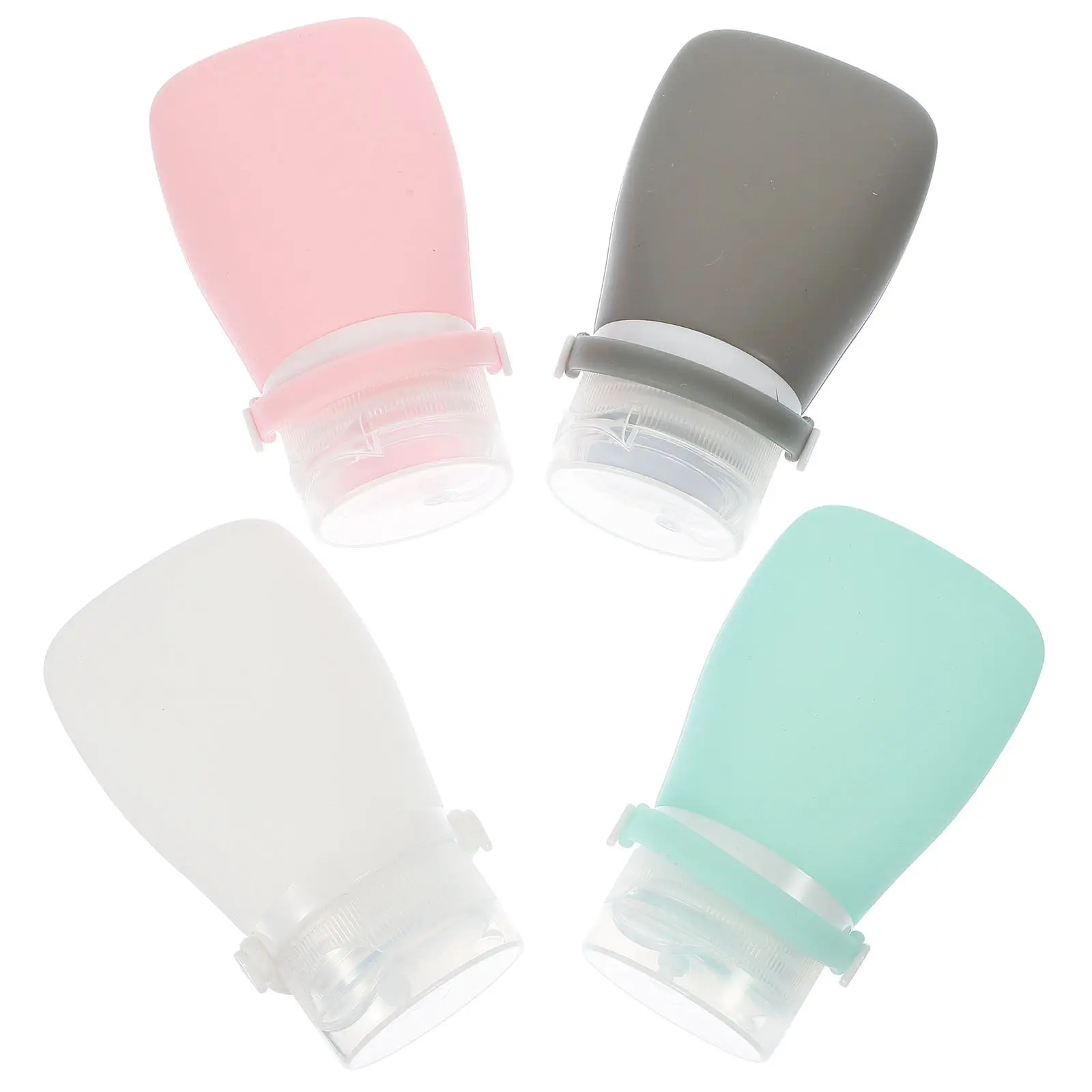 4Pcs Premium Squeeze Bottles for Condiments Ketchup Mustard Soy Sauce Salad Dressings Easy Squeeze Non Deformable Dishwasher