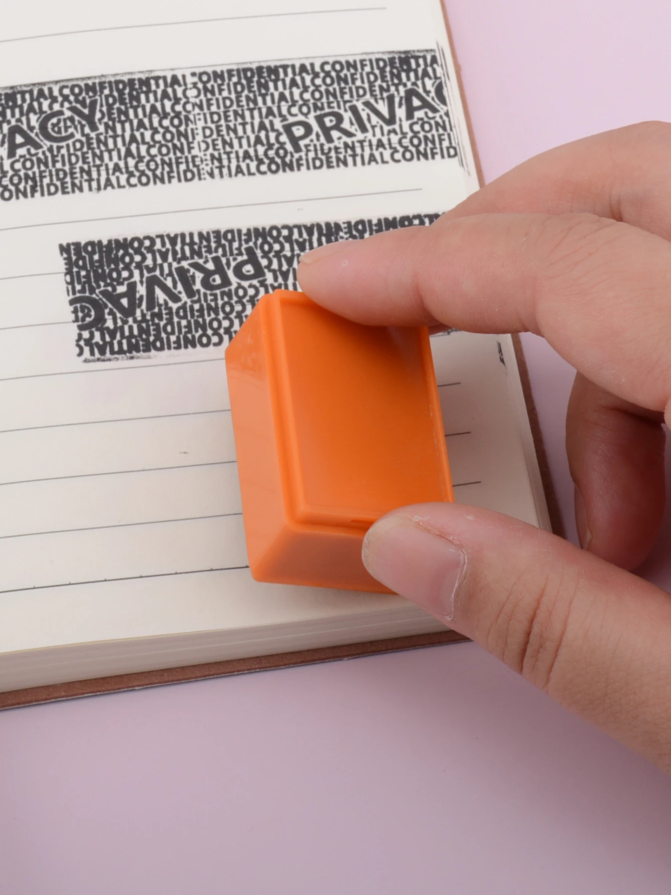 تصميم مستطيل لختم أمان المستندات، يستخدم لحماية المعلومات السرية، والاستخدام المكتبي والمنزلي، وأمن المستندات