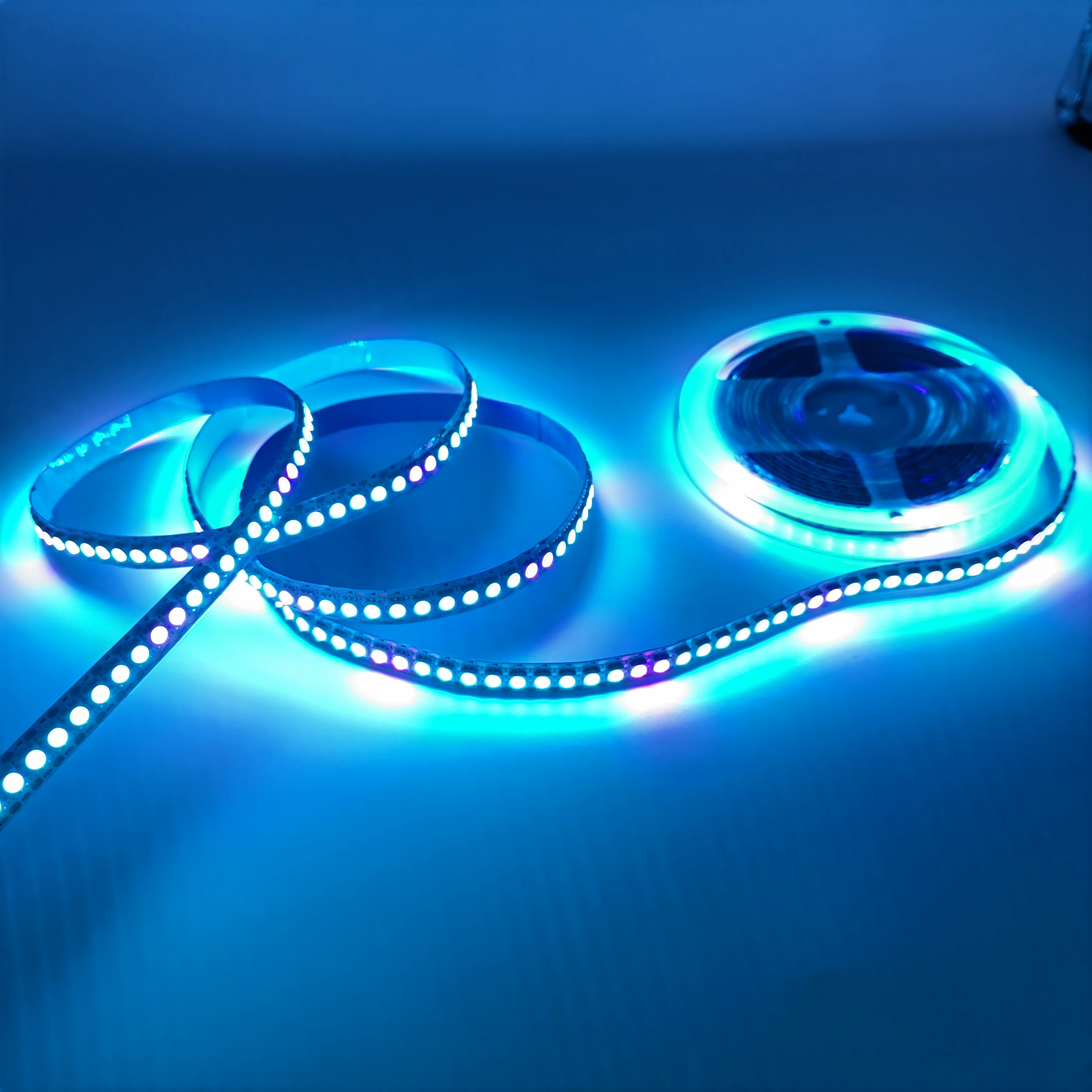WS2815 WS2812 5V DC12V 30D 60D 144D Addressable Light Strip IP20 IP65 IP67 Light Emitting Diode 2815 RGB Smart