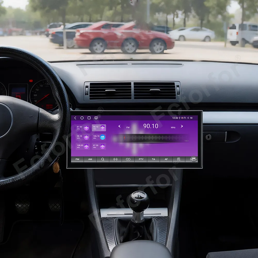 15.8 Inch Vertical Screen For Audi A4 B6 B7 S4 2004-2007 Car Multimedia Player GPS Head Unit Carplay Android Auto 4G LTE DSP