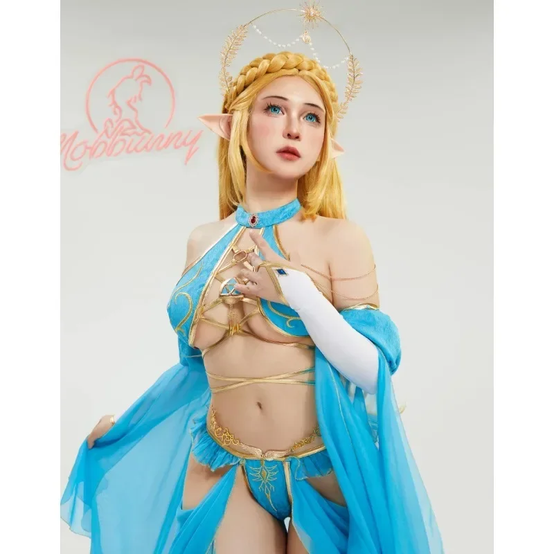 

CosplayMICCOSTUMES Women's Princess Cosplay Wig and Accessory Hair Crown Headwear and Earrings