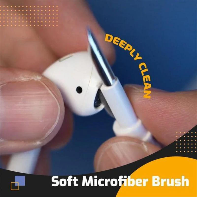 3 IN 1 Bluetooth Earphones Cleaning Tool Cleaner Kit for Airpods Pro 3 2 1 Earbuds Case Clean Brush Pen for Xiaomi Airdots 3Pro