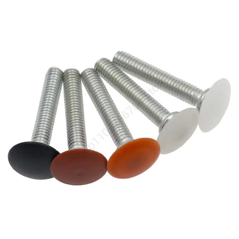 100Pcs Self-tapping Screws Decor Plastic Cap Furniture Hardware Screw Waterproof Rust-proof Dust Plug Cross Screws Decor Cover
