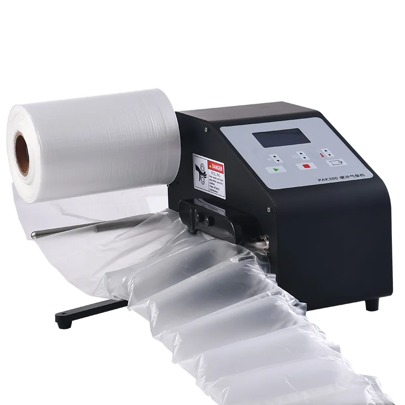PAK300 Automatic Machine Air Cushion Packaging Sealing Machine 110V/220V Inflatable Packaging Tool Inflator Bubble Bag Tool