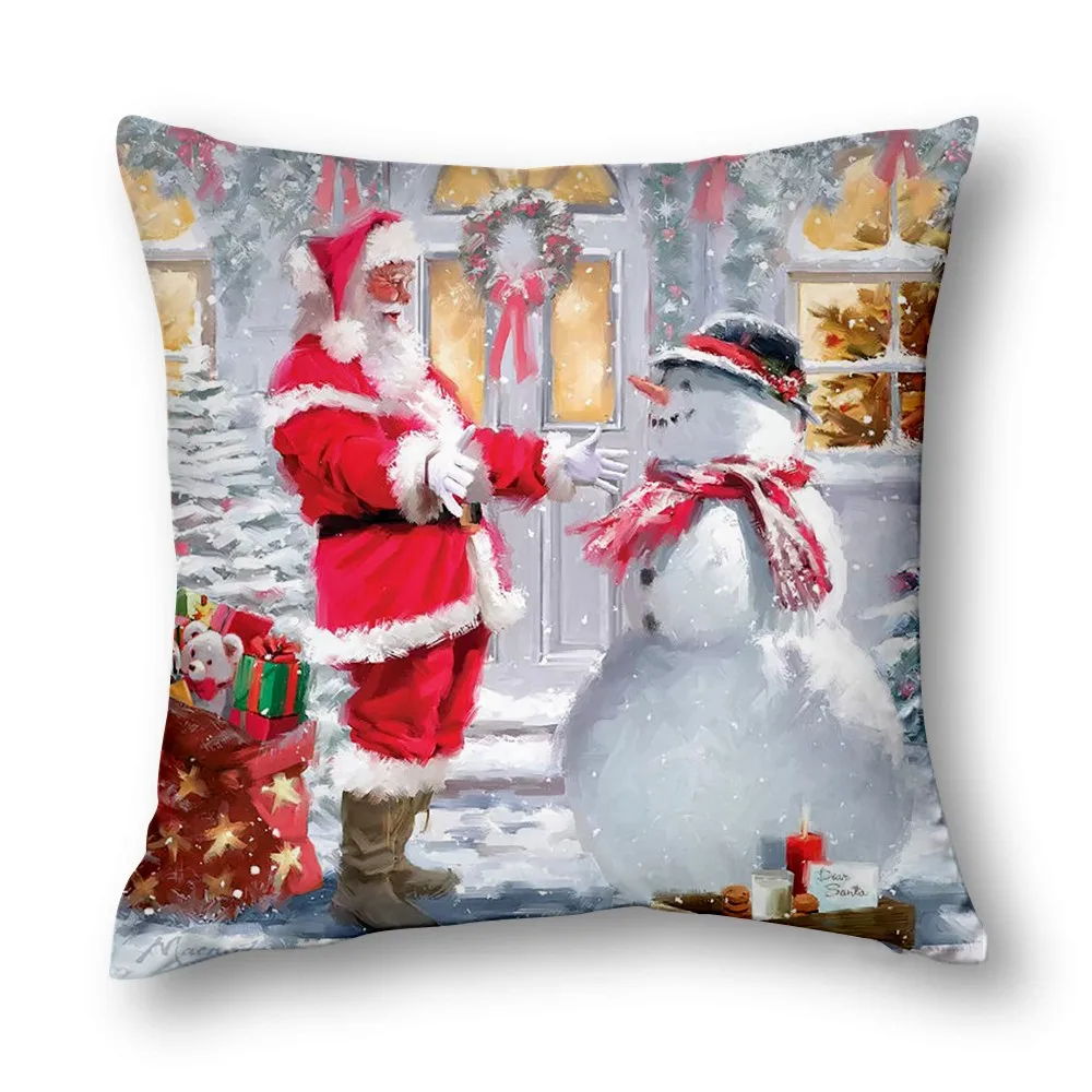 Christmas Decoration Nordic Cushion Cover 45x45 Bed Decor Pillow Cover Elegant Cushion Decor Sofa Home Decor