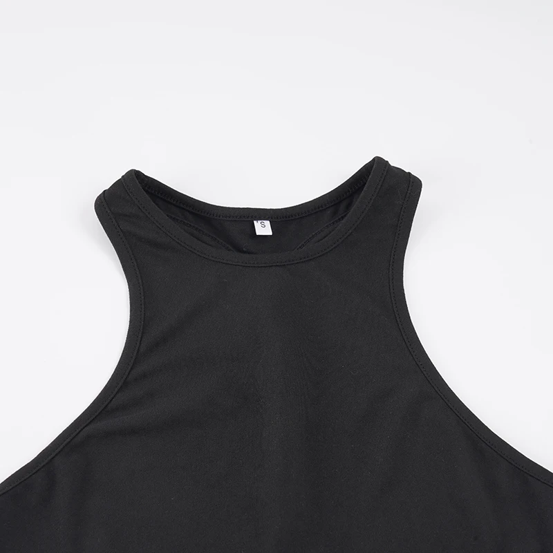 SUCHCUTE Sexy rückenfreies Tanktop mit Kettendekor für Damen, Y2k, einfarbig, ärmellos, schmale Weste, tägliches, lässiges Streetwear-Top, Sommer-Outfit – Detail 9