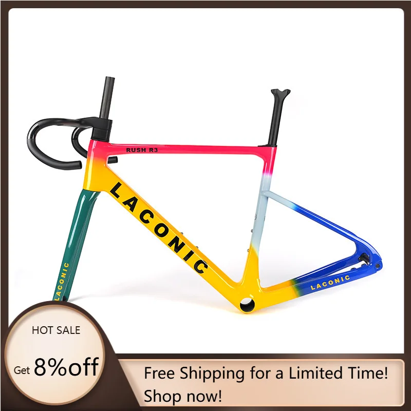 

STLF Highway Vehicle Carbon Fiber ultra Light Frame Color Scheme Full Internal Wiring Dual Disc Brake Full Carbon Frame