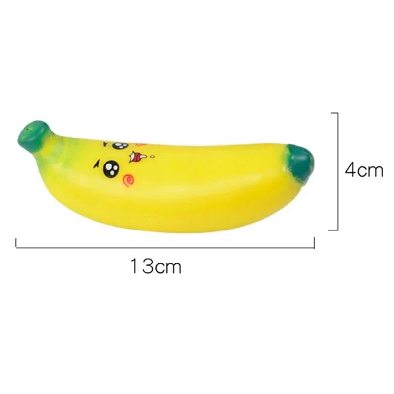 Kids Flour Expression Simulation Banana Fruit Release Stress Relief Banana Squeezing Adult Toy Gift