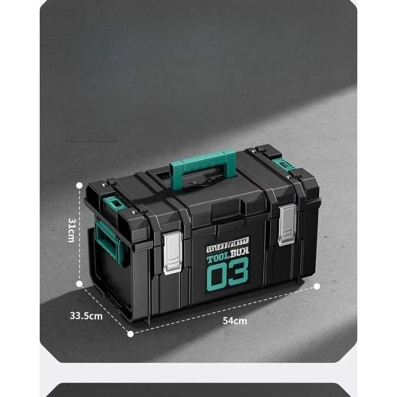 

Large capacity stacking box combined five toolbox storage box industrial grade set multi-functional trolley case