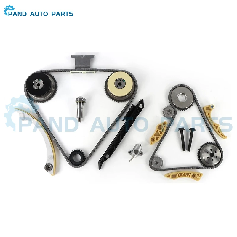 Kit de cadena de distribución del motor, actuador de engranaje VVT compatible con distribución Chevrolet Malibu LTZ Buick LaCrosse Regal Chevy Coba GMC G5 G6 de 2,4 L
