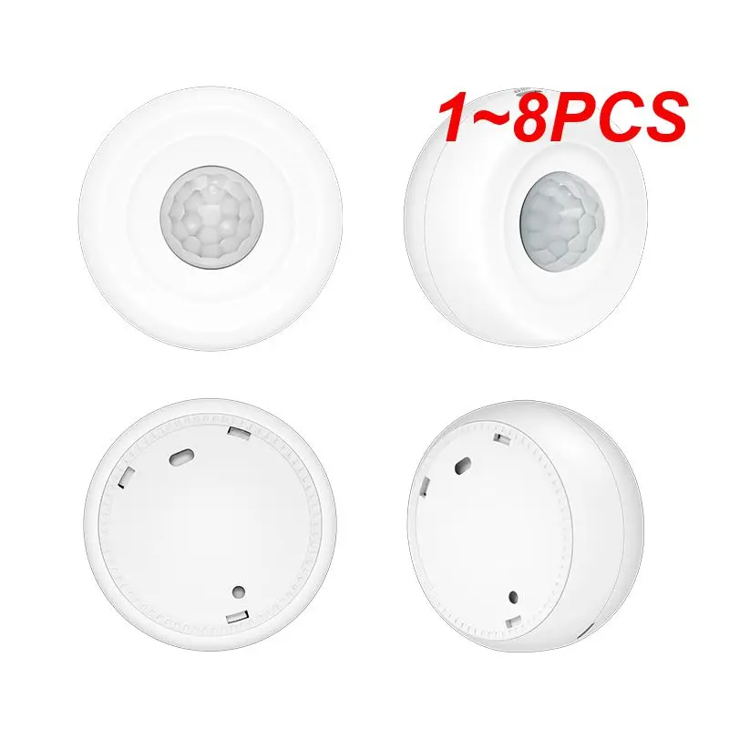 

1~8PCS Tuya WiFi Light + PIR Motion Sensor Smart Home Infrared Passive Detector Security Burglar Alarm Sensor Remote Via