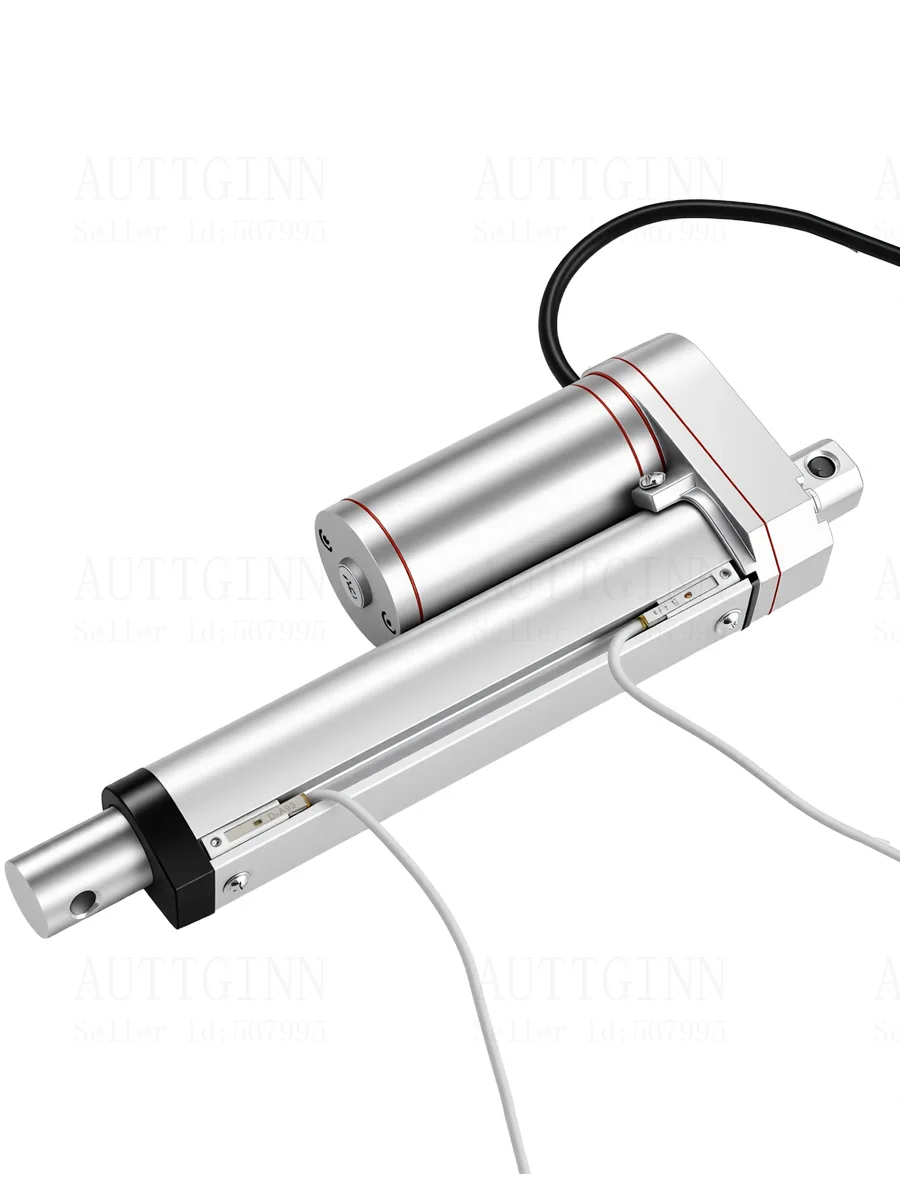 

Aluminum Alloy 750N Adjustable Stroke Electric Linear Actuator with Magnetic Limit Switch, 12V DC, 10mm/s 100mm Stroke Length