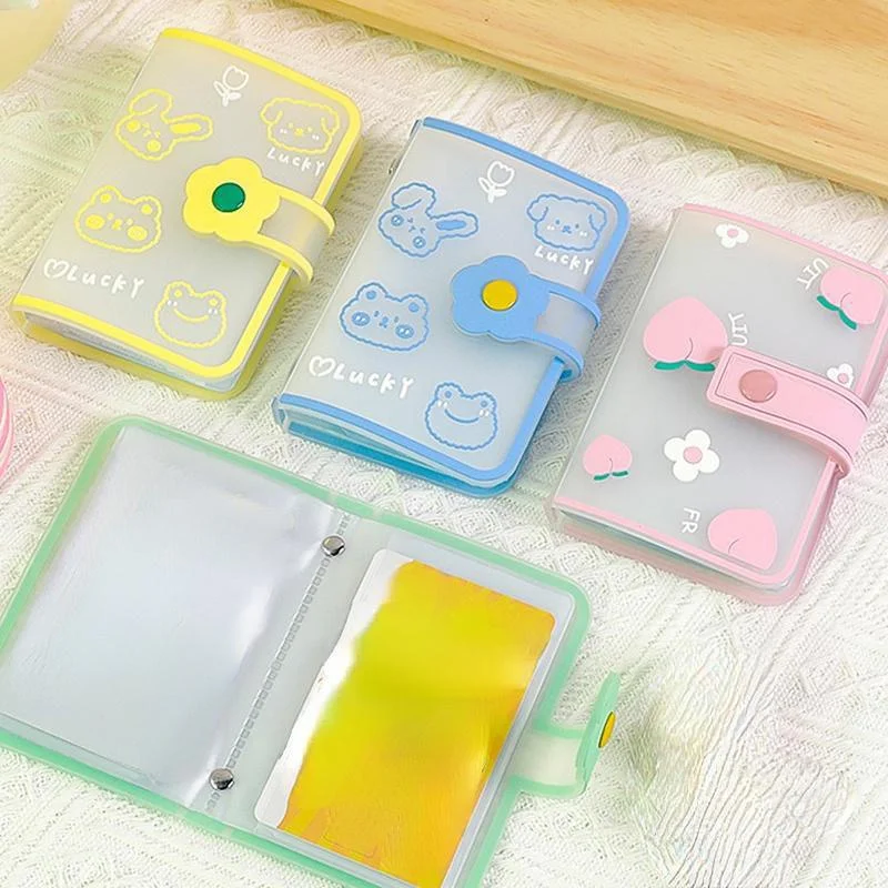 Card Book For Minimalists Multi Card Holder Compact Card Id Card Book Mini Photo Album Storage Tool Cute New Card Bag 카드지갑