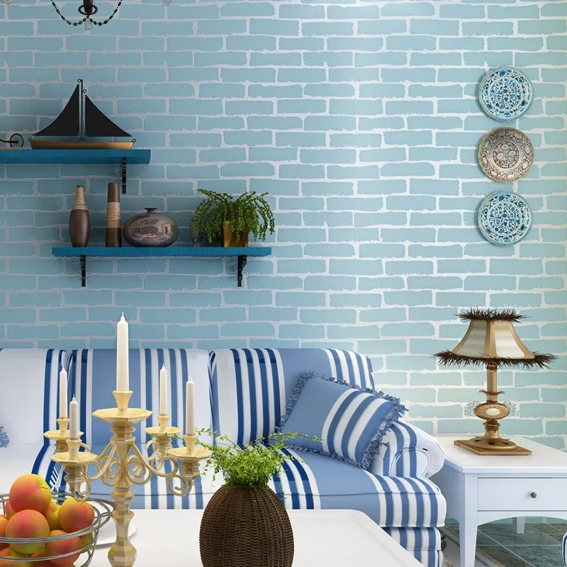 beibehang red brick rustic design brick papel de parede 3d wallpaper for walls 3 d embossed textured decor vinyl wall paper roll