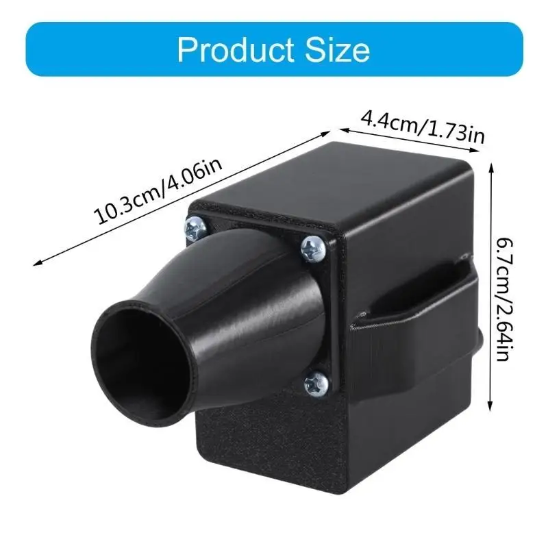 منفاخ هواء أساسي لعشاق الهواء الطلق 652F، مروحة سرعة قابلة للتعديل لحفلات الشواء وحفرة النار، خيار فوهة مستديرة/مسطحة #6