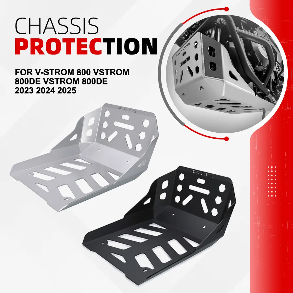 

Skid Plate Bash Frame Guard For V-STROM 800 vstrom 800de VStrom 800DE 2023 2024 2025 Motorcycle Engine Guard Chassis Protection