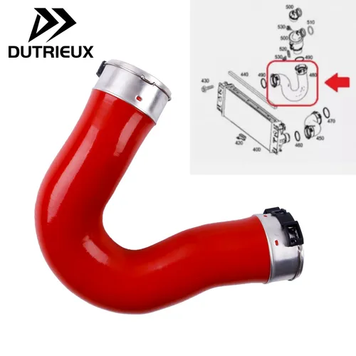 Imagen 1 del producto Manguera Turbo Intercooler de silicona para Mercedes-Benz Sprinter W906 CDI 9065285082