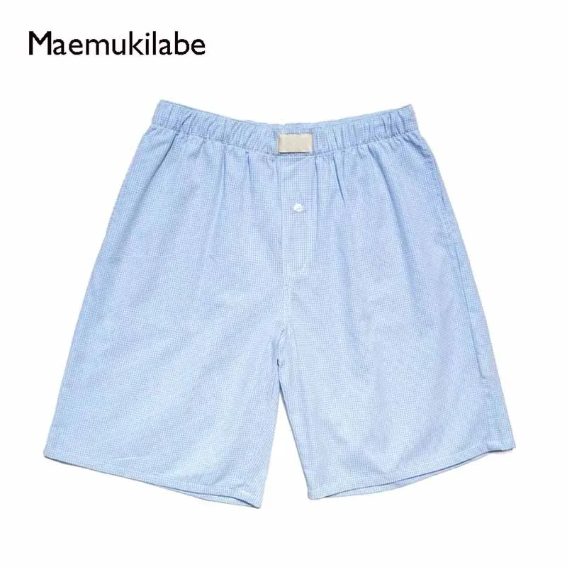 

Maemukilabe Plaid Print Boxer Briefs Shorts Women High Waist Loose Pants Vintage Cottage Comfy Lounge Shorts Y2K Pajamas Bottoms