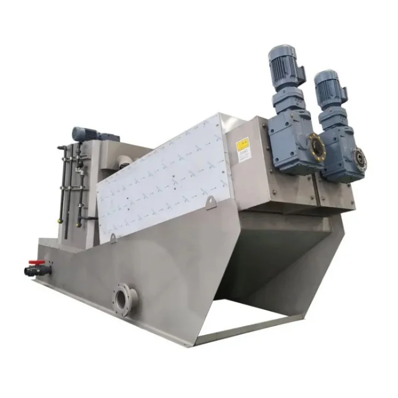 High Cake Solids Content Screw Filter Press  For Water Treatment Machinery Sludge Dewatering Screw Press Equipment for Wastwatwe