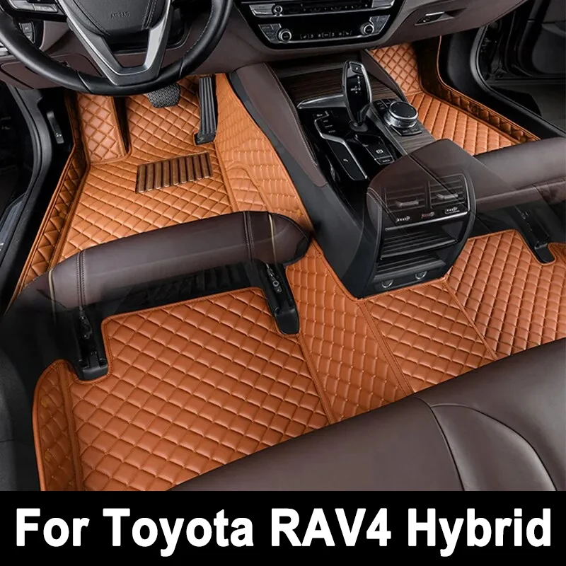 

Car Floor Mats For Toyota RAV4 Hybrid 2020 2021 2022 2023 Custom Auto Foot Pads Automobile Carpet Cover Interior Accessories