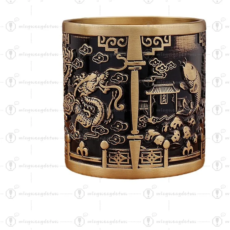 portapenne-con-carpa-che-salta-sopra-il-portale-del-drago-artigianato-in-metallo-con-drago-e-fenice-decorazione-da-scrivania-per-ufficio-regalo