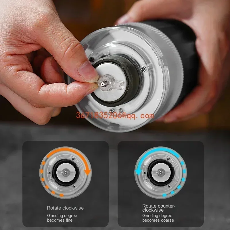 Electric coffee grinder Portable wireless bean grinder USB automatic charging Outdoor party thickness adjustable
