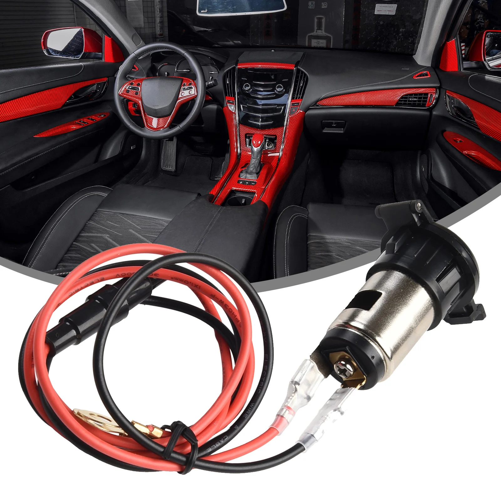 Power Outlet Socket Accessories Boat Car Easy Installation Replacement Spare Tractor With Line Power Outlet Socket