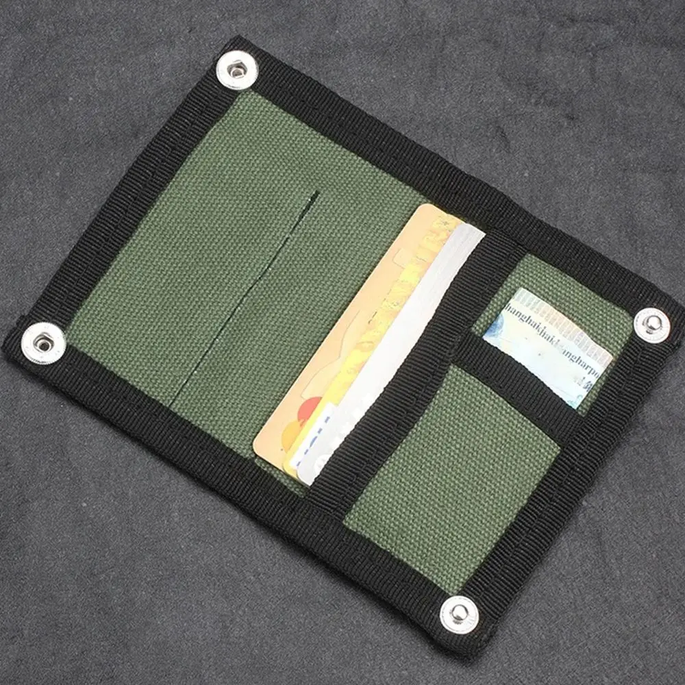Oxford Hiking Outdoor Coin Purse Foldable Compact Design EDC Pouch Wallet Mobile Phone Bag Thin Camping Storage Wallet Climbing