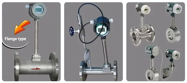 Flüssiger Sauerstoff/Kältemittel Kühlmittel Vortex Durchflussmesser Durchflusssensor