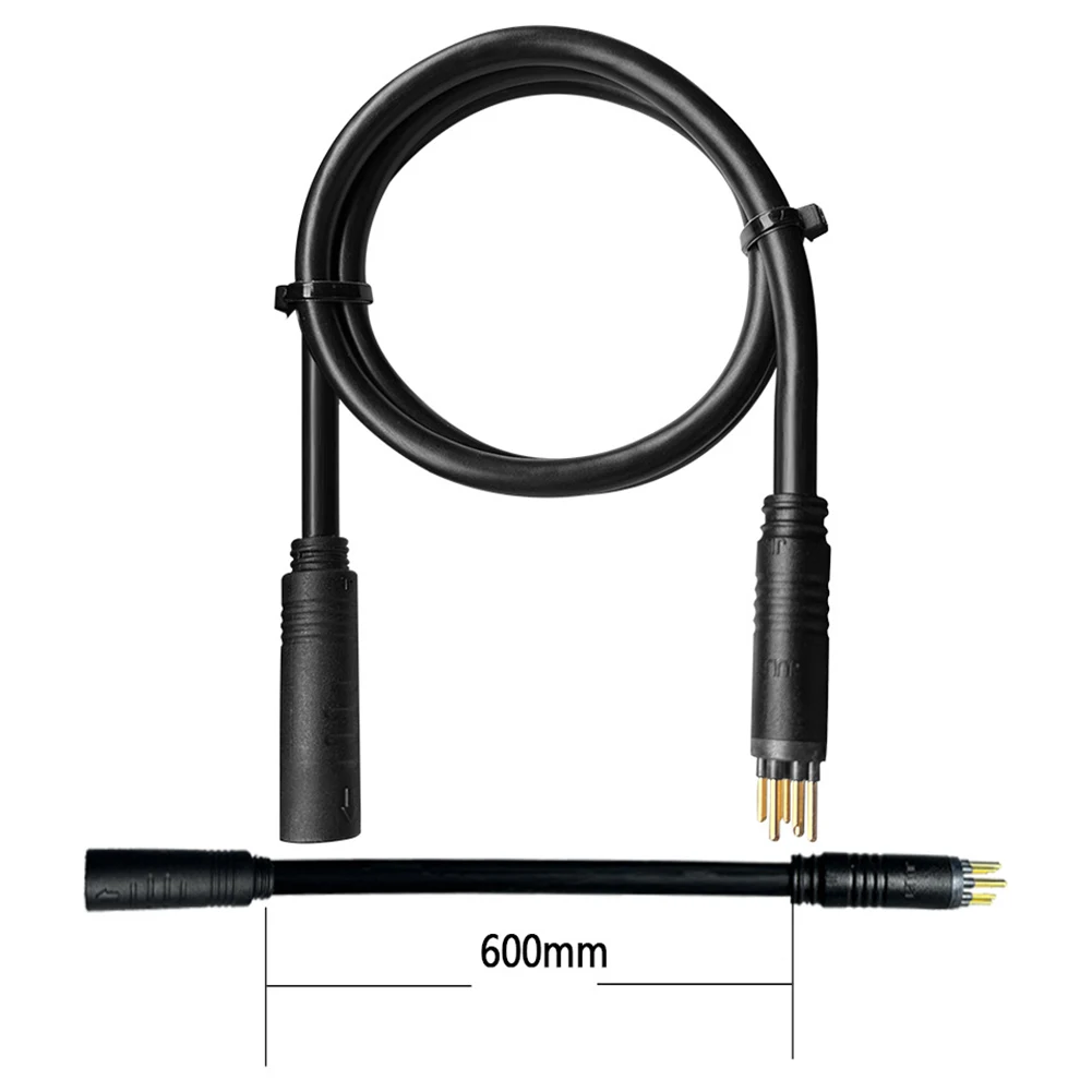 9Pin 60cm Julet E-Bike Motor Extension Cable Connector Female To Male Electric Bike Motor Cables For E-bike Accessory Waterproof