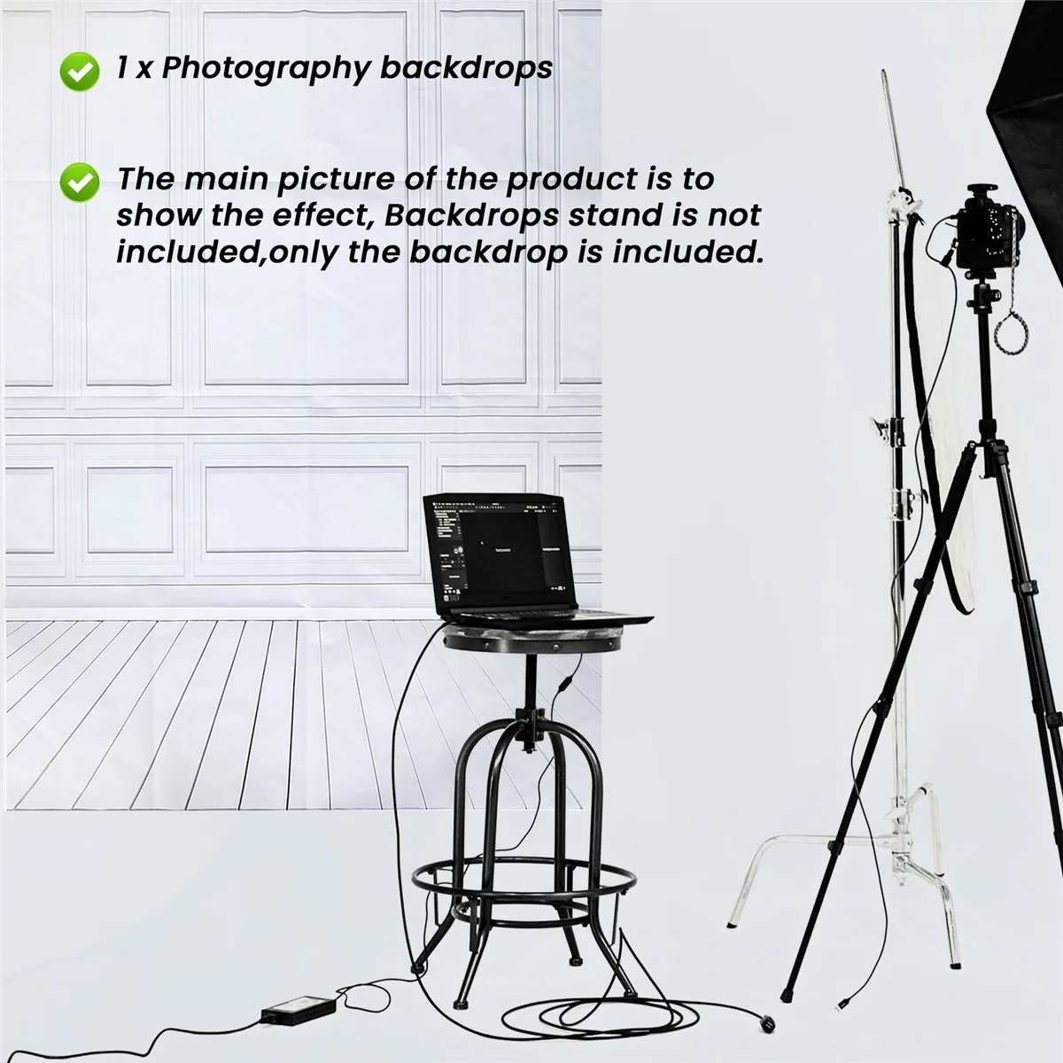 A06M-3x5ft Vinyl Photography backdrops White Brick Wall wood floor wedding background for photo studio