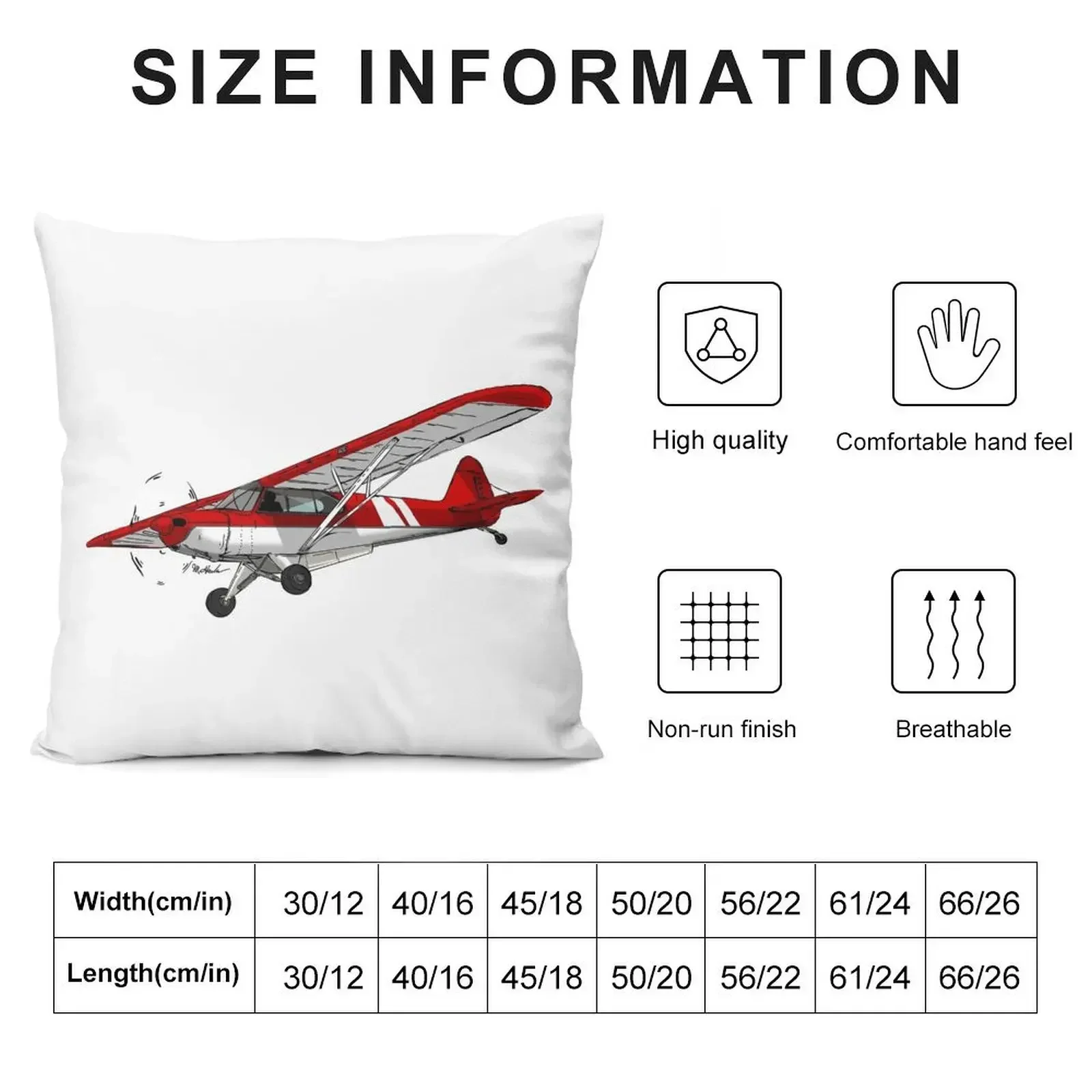 Piper PA-12 N3067M Throw Pillow Cushion Cover Decorative Cushions For Living Room Christmas Cushion For Home pillow