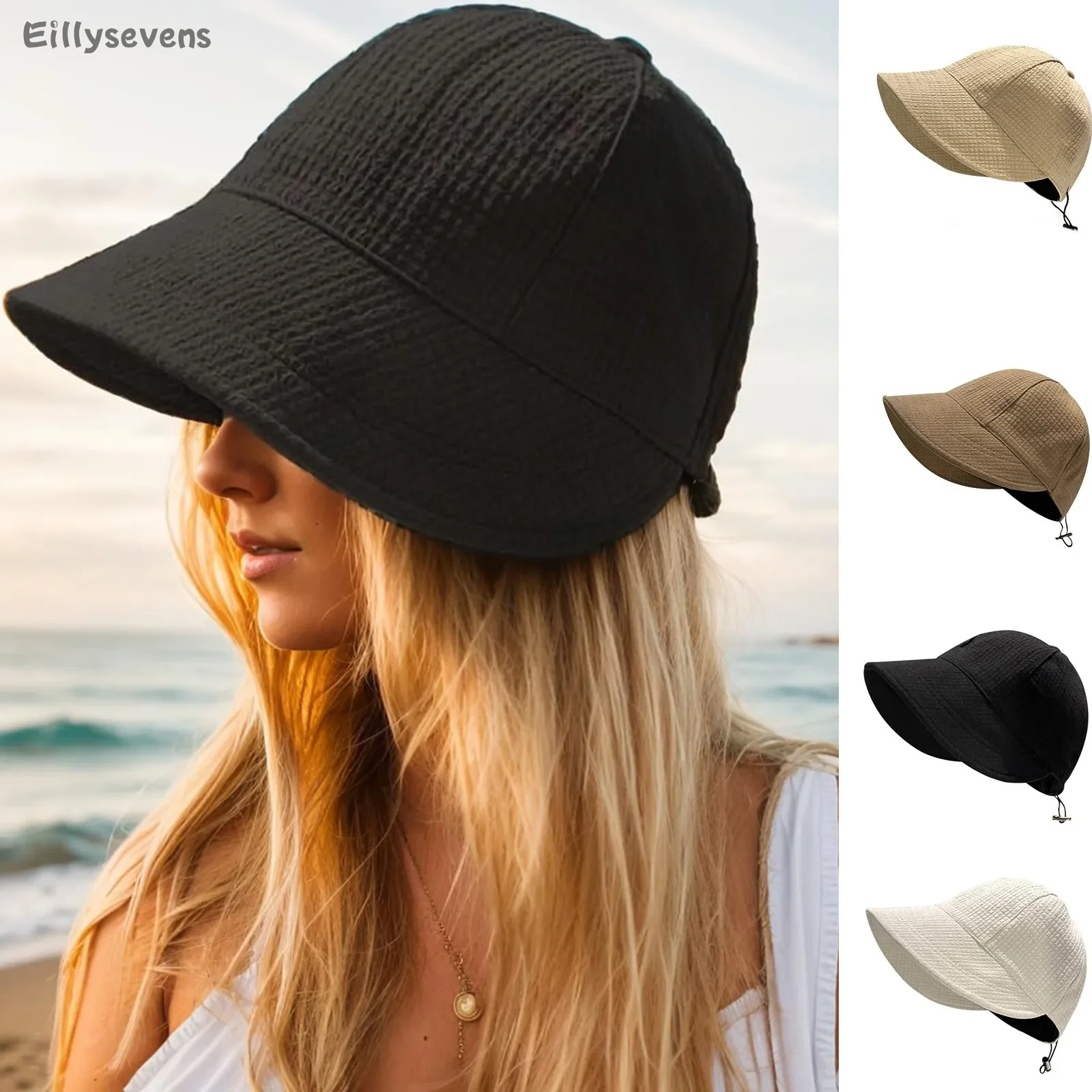 Men's Or Women's Daily Sunscreen Hat Oversized brims sunhat summer outing accessory Sports Camping Fishing  cap accessories